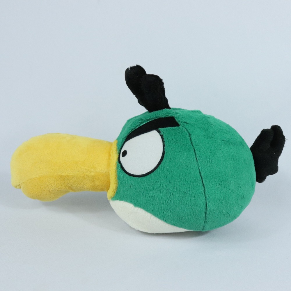 Angry Birds Green Hal Plush Boomerang Bird Commonwealth 2010 No Sound 14"